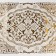 Openwork napkin for the table "East", 84 × 40 cm, PVC, gold color