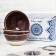 Set of salad bowls of Rishtan ceramics 15cm, brown, 3pcs in Dagger Pack