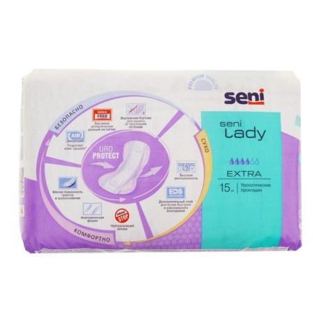 Urological gaskets Seni Lady Extra, 15 pcs-2