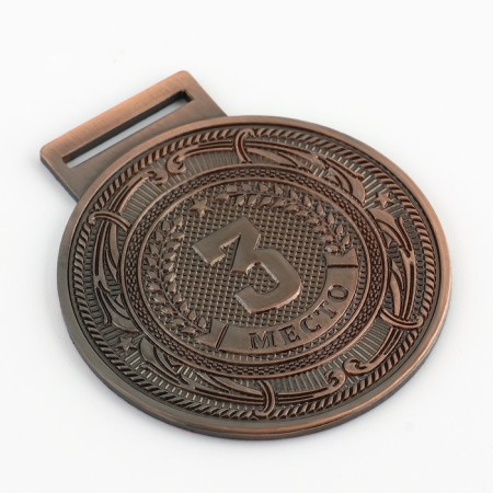 Prize medal 197, 3rd place, d = 5 cm, bronze-3