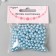 Set of beads "needlework" plastic, diameter 6 mm, 25 g, blue