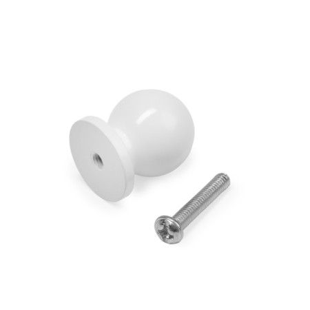 Handle button Cappio RK146, D = 20 mm, white color-5