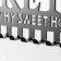 Decorative metal hooks "Cute house. Keys" Black 2.7x25.9x9.9 cm
