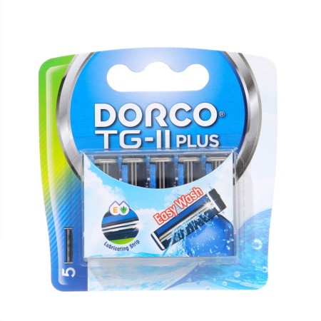 Contacked cassettes with a moisturizing strip of Dorco, 5 pcs
