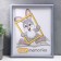 Photo frame plastic L-4 20x25 cm, silver. Met.