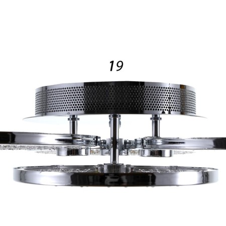 Causteen with PDU 1839/4sl LED 118W 3000-6000k Dimmer silver 54x54x10 cm Bayerlux-5