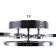 Causteen with PDU 1839/4sl LED 118W 3000-6000k Dimmer silver 54x54x10 cm Bayerlux