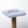 The claw of "shelf" with a stand, 30 x 30 x 40 cm, jute, gray