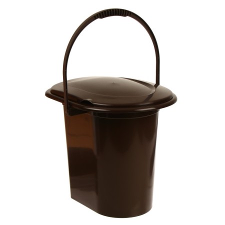 Bucket-loop, h = 40 cm, 17 l, with a removable pot, brown-2