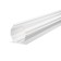 Plastic profile for flexible neon d22 mm, 1 m