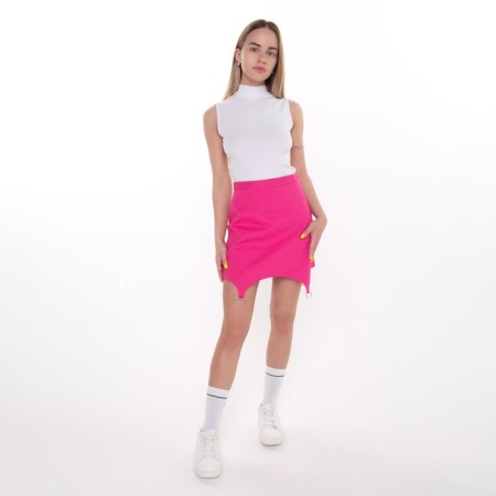 T -shirt female, white color, size 46 (l)-1
