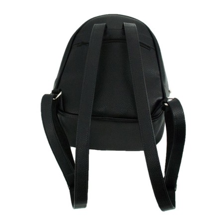 Women's backpack, genuine leather, black 23x12x26 cm-1