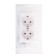 Double SE "Hit", 16 A, 250 V, invoice, with salary, IP20, white, RA16-238-B