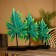 Interior decor "Leaves" Albezia (set 3 pcs) 55.50 and 40 cm