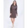 Women's tunic with a long sleeve Airport, size 44, brown color