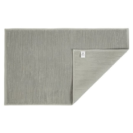 Bathroom mat textured Essential, size 50x80 cm, light gray color-2