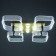 Kvorum chandelier LED 40W 3000-6000K gold 50x50x10cm