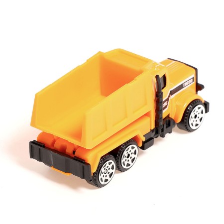 Metal truck "Carrier", inertia, with 6 machines-11