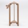 Stage-column for flowers Double-tier "Flora" 49x27x25 cm, unpainted (for decoration)
