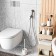 Bida mixer Wasserkraft A70138, built -in, with hygienic shower, brass, chrome