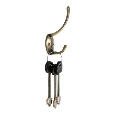 Hook furniture tundra TKD012, two -rod, bronze-1