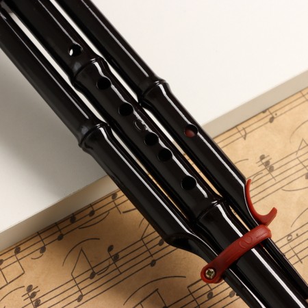 Flute Music Life, Hulushi, Tonality C, Black, 42 ​​x 8.7 x 5 cm-1