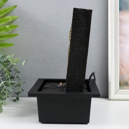 The desktop fountain from the network, backlight "Buddha image on the wall" 21.5x17x27.5 cm-3