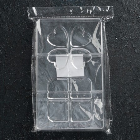 Form for chocolate and sweets "Mercy", 8 cells, 20 × 12 × 2.5 cm-4