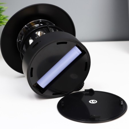 Night Light LED 5W USB AKB Dimmer Black 10x8x13 cm Risalux-7