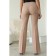 Female trousers, size 50, beige color