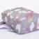 Baby backpack on lightning, gray/lilac color