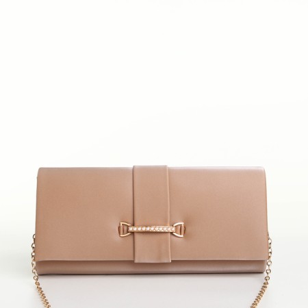 Female bag on a magnet, beige color
