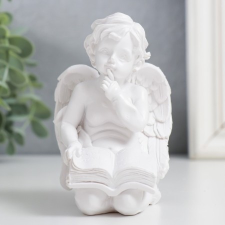 Polystone souvenir "Snowty Angel with the book" MIX 9.5x7.5x6.5 cm-1
