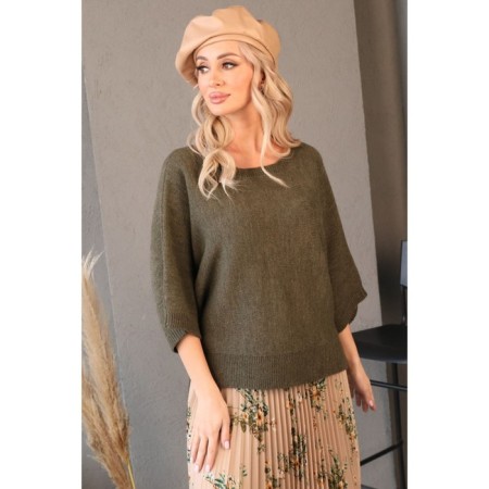 Female jumper, size 50, khaki color-13