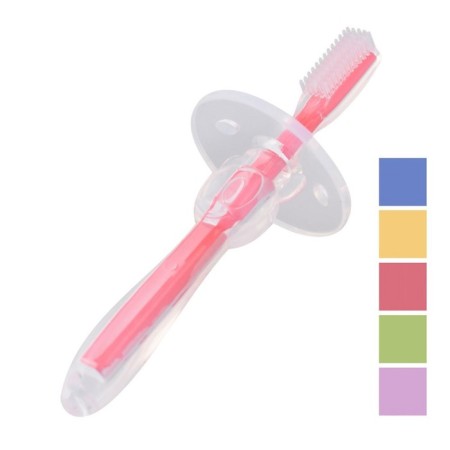Children's silicone toothbrush for the first teeth, mix-2