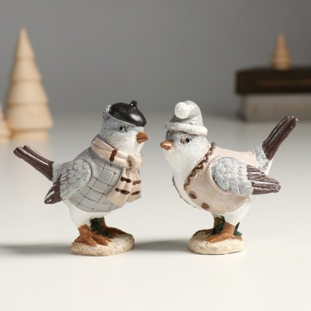 Polystone souvenir "Tick in the vest and take/cap" MIX 9x5x9 cm