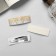 Invisibility for hair "Difda" (set 3 pcs) 7 cm, marble mix