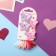 Hair set "Ray" (10 elastic bands, 4 clamps) Butterfly bright, mix