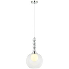 Светильник подвесной Designo 1xG9 LED 22x22x46-150 см, цвет хром