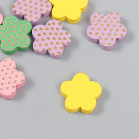 Busina for creativity tree "Bright flower in golden peas" mix 1.9x2x0.5 cm-2