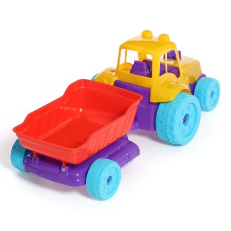 Tractor "Farmer", with a trailer, mix-2