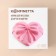 Form for baking and mousse desserts Konfinetta "Heart with a bow", 19 × 17 × 6.5 cm, white color