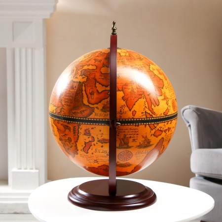 Globe Bar decorative "Vintage map" 46x41x56.5 cm-8