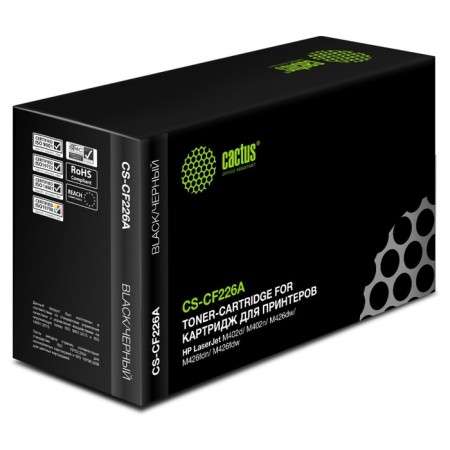 CACTUS CSTUS CS-CF226A CF226A, for HP LJ M402D/M402N/M426DW/M426FDN, 3100 pages, black color black-1