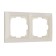 Frame for 2 posts WL03-FRAME-02, ivory color