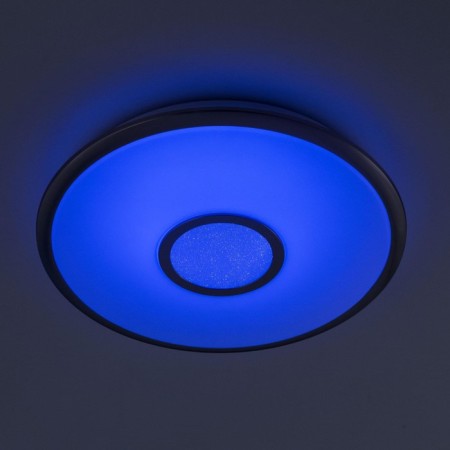 Lamp Citilux "Starlight" CL703A41G, 46.5x46.5x7.5 cm, 1x45W, LED, Gray color.-20