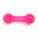 The toy luminous for dogs "Round bone", TPR, 15 cm, pink