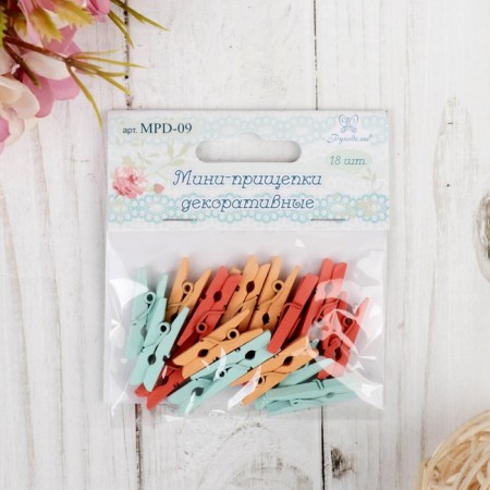 Set of decorative mini-trumpers "needlework" 18 pcs, mix-2