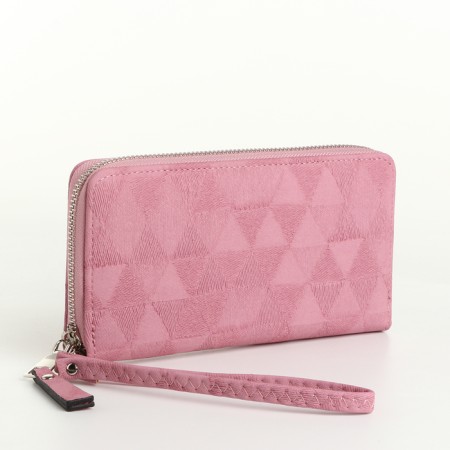 Women's wallet with lightning, pink color