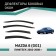 Defly window deflectors for Mazda 6 (GG1), 2002-2008, liftback
